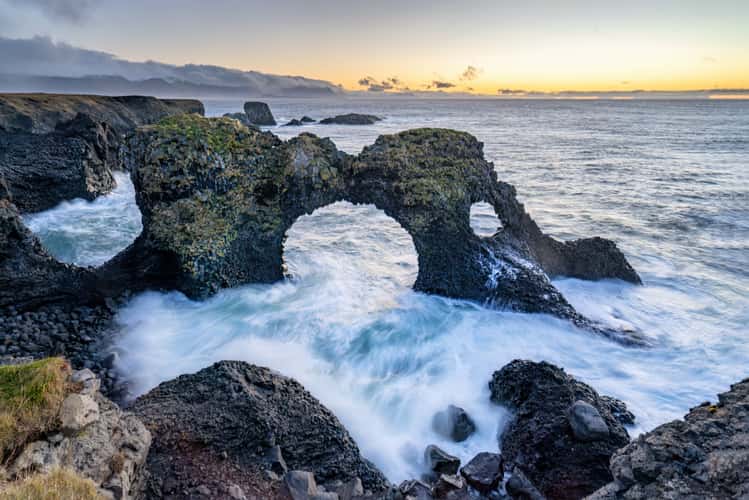 Gatklettur Stone Arch, Arnarstapi