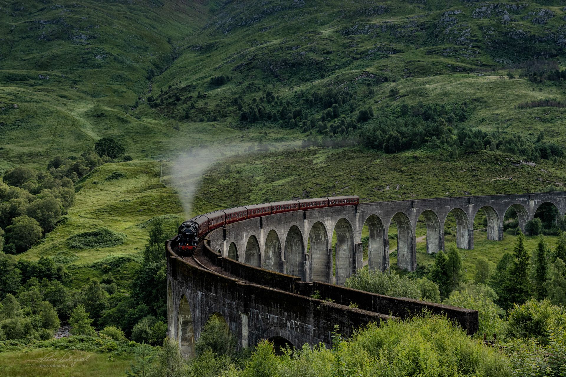 Glenfinnan Viaduct, Scotland, United Kingdom