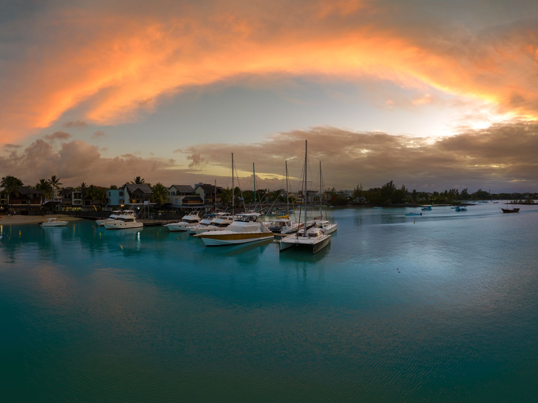 Grand bay in North mauritius., Mauritius