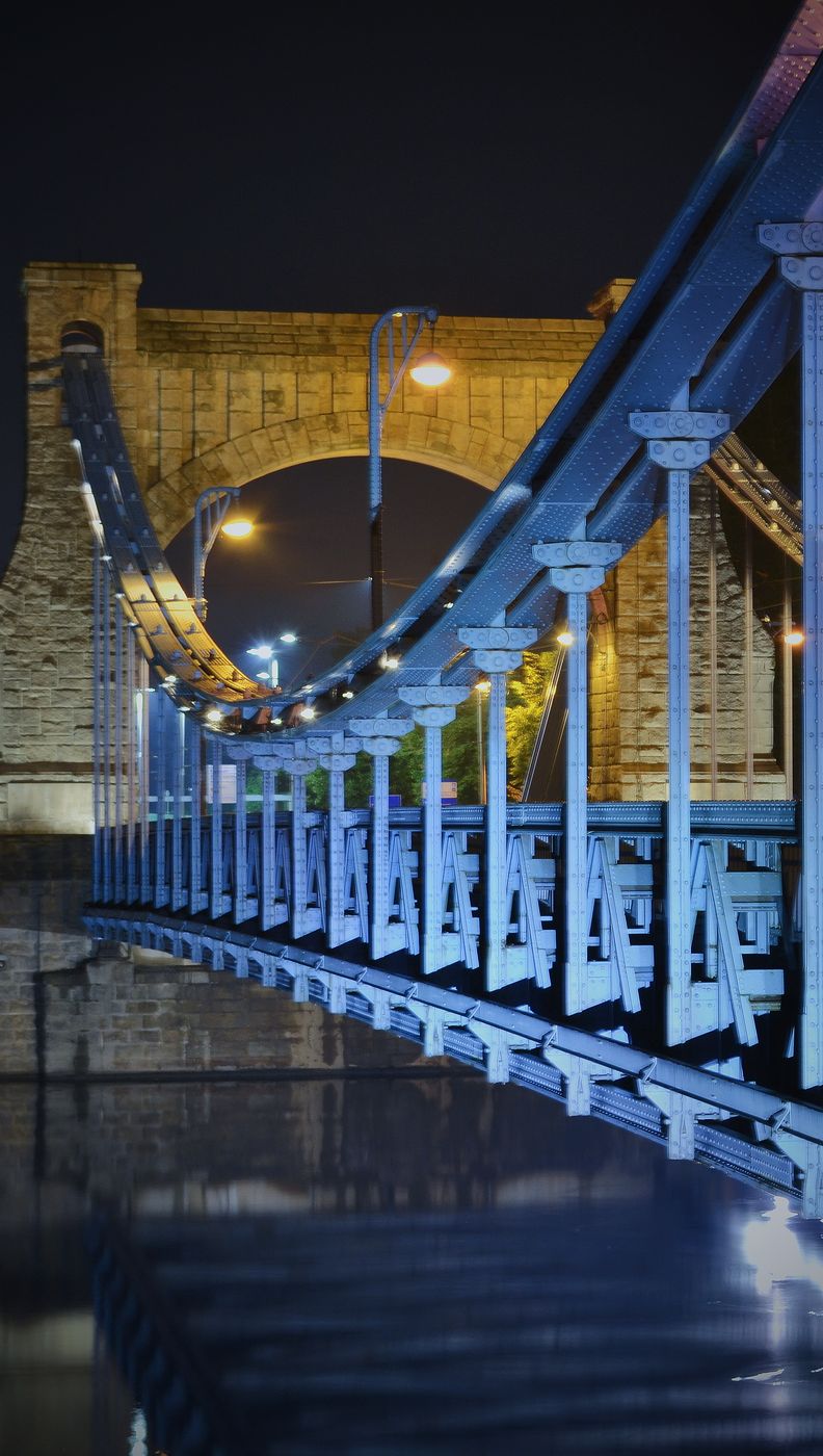 Grunwaldzki Bridge in Wroclaw, Poland