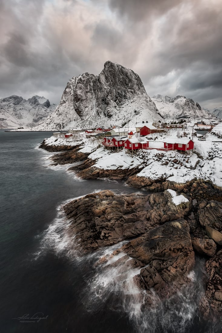 Hamnøy, classic view, Lofoten, Norway