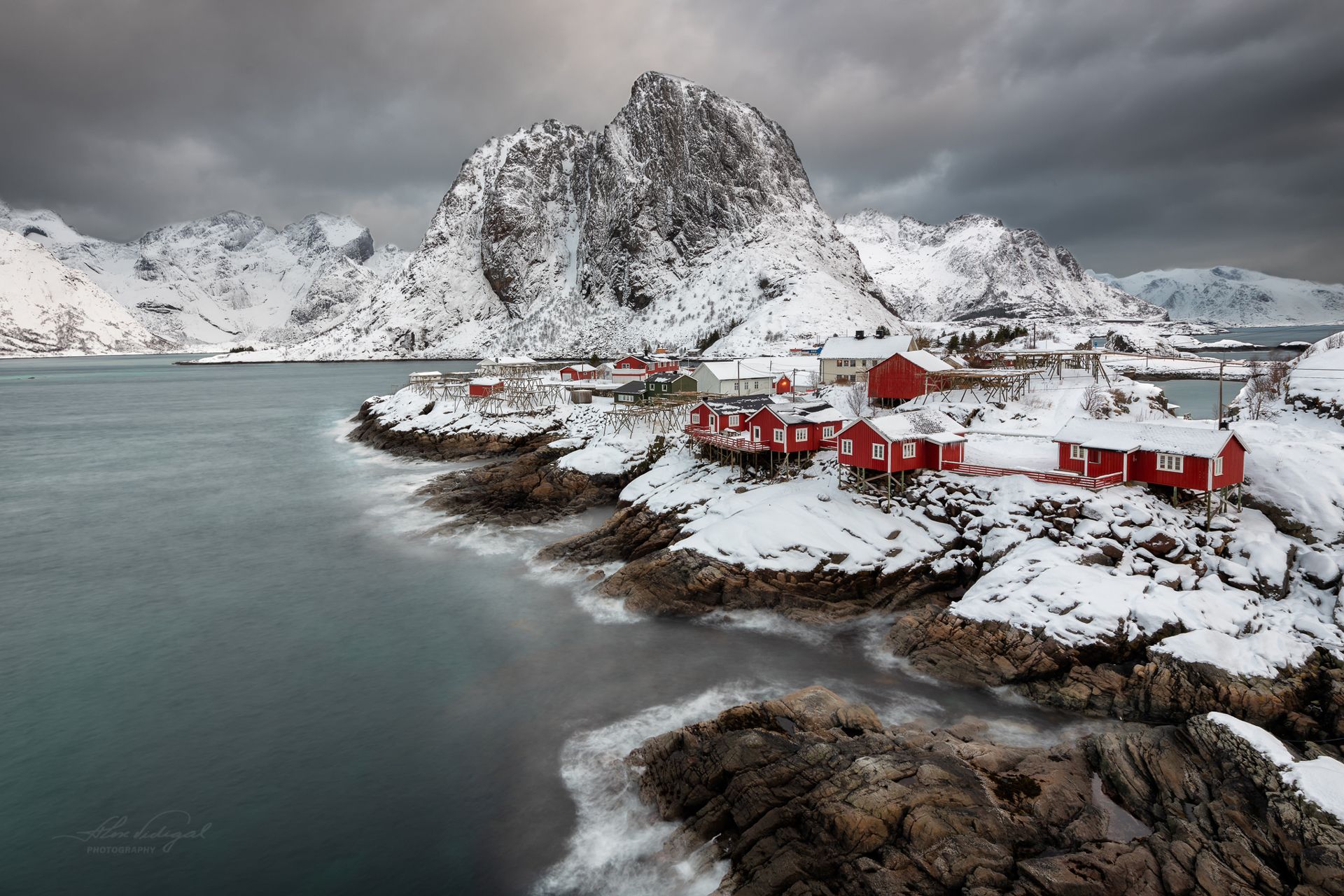 Hamnøy, classic view, Lofoten, Norway