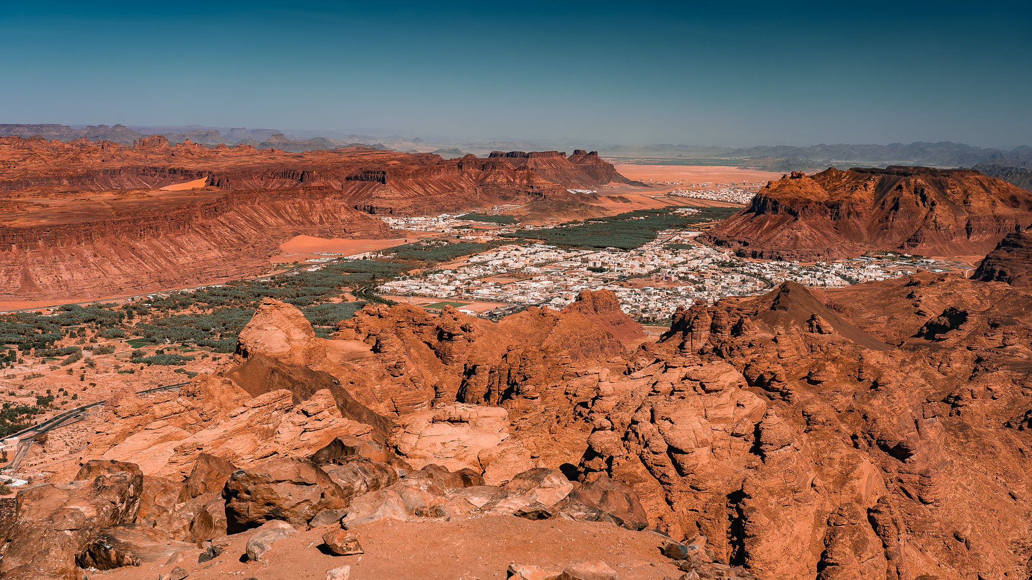 Harrat Viewpoint for Alula, Saudi Arabia