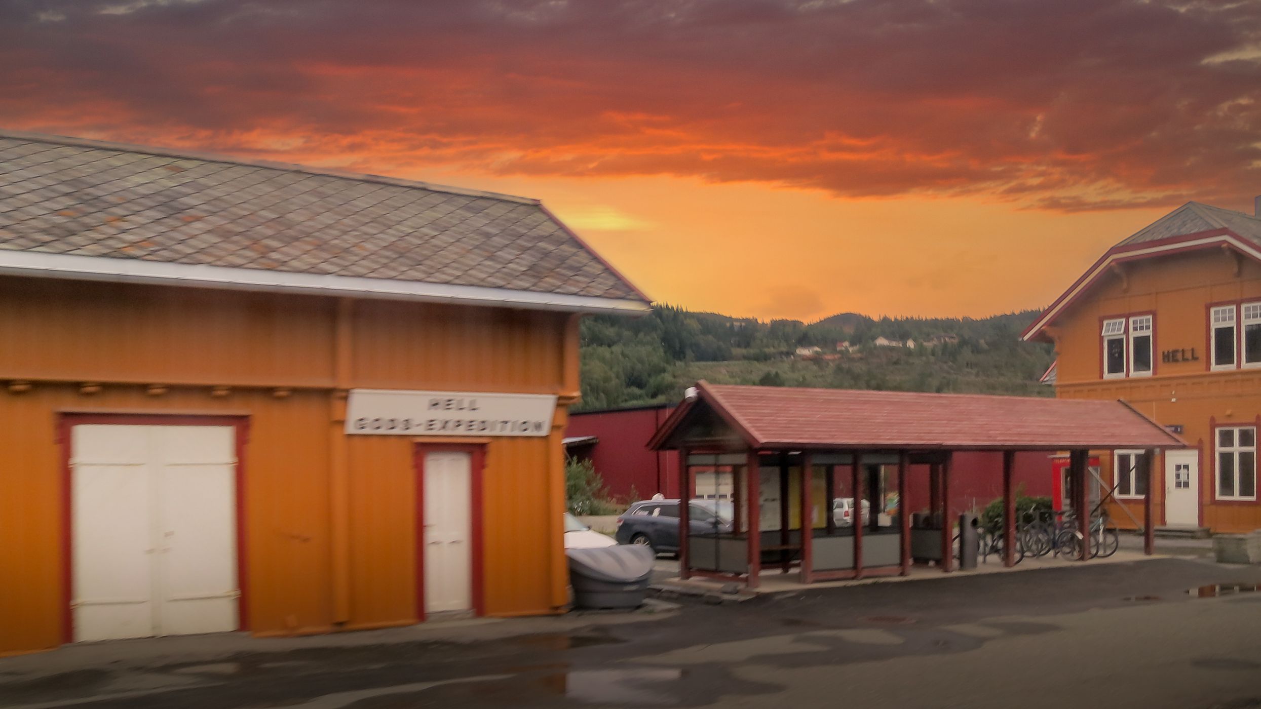 Hell trainstation, Norway