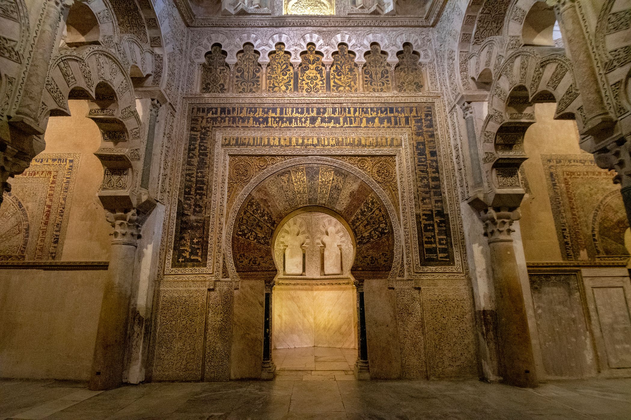 Interior of Mosque side of Mosque-Cathedral of Córdoba, Spain