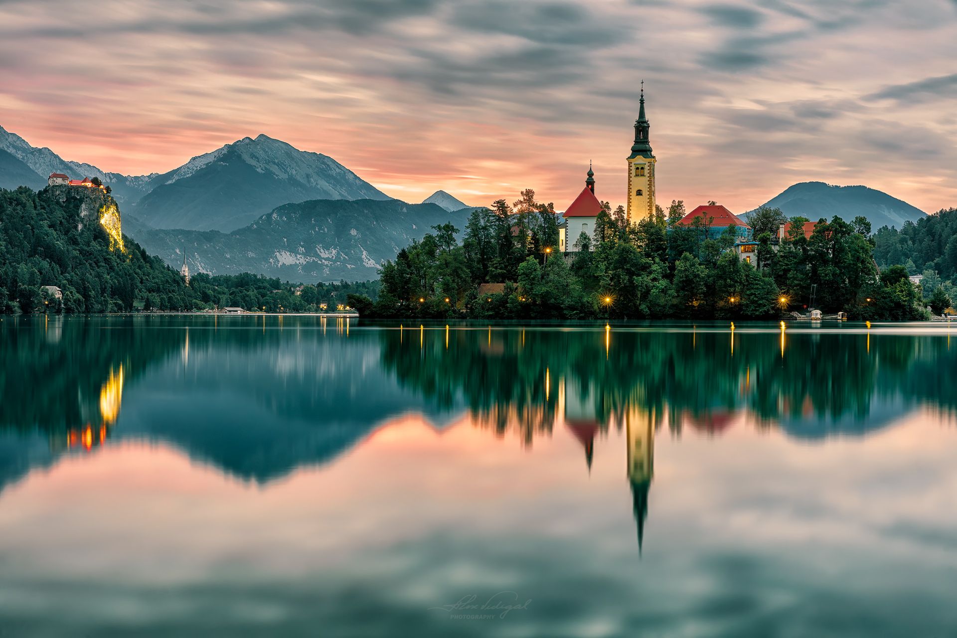Lake Bled, Julian Alps, Slovenia