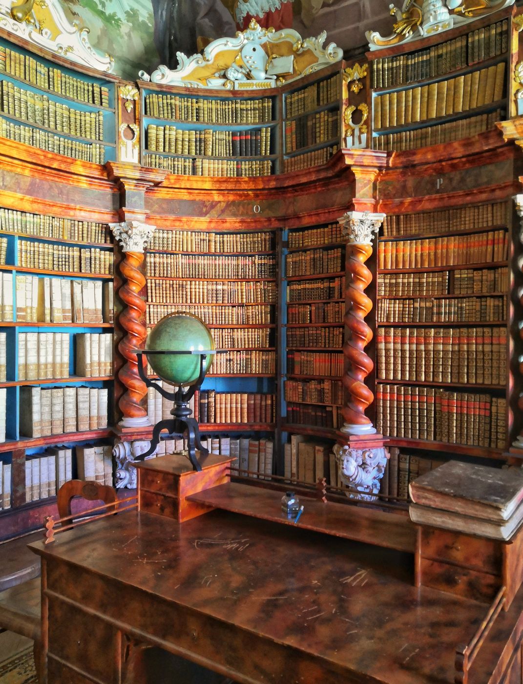 Library of Kanonie premonstrátů v Nové Říši, Czech Republic