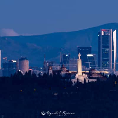 Madrid desde Pinto, Spain