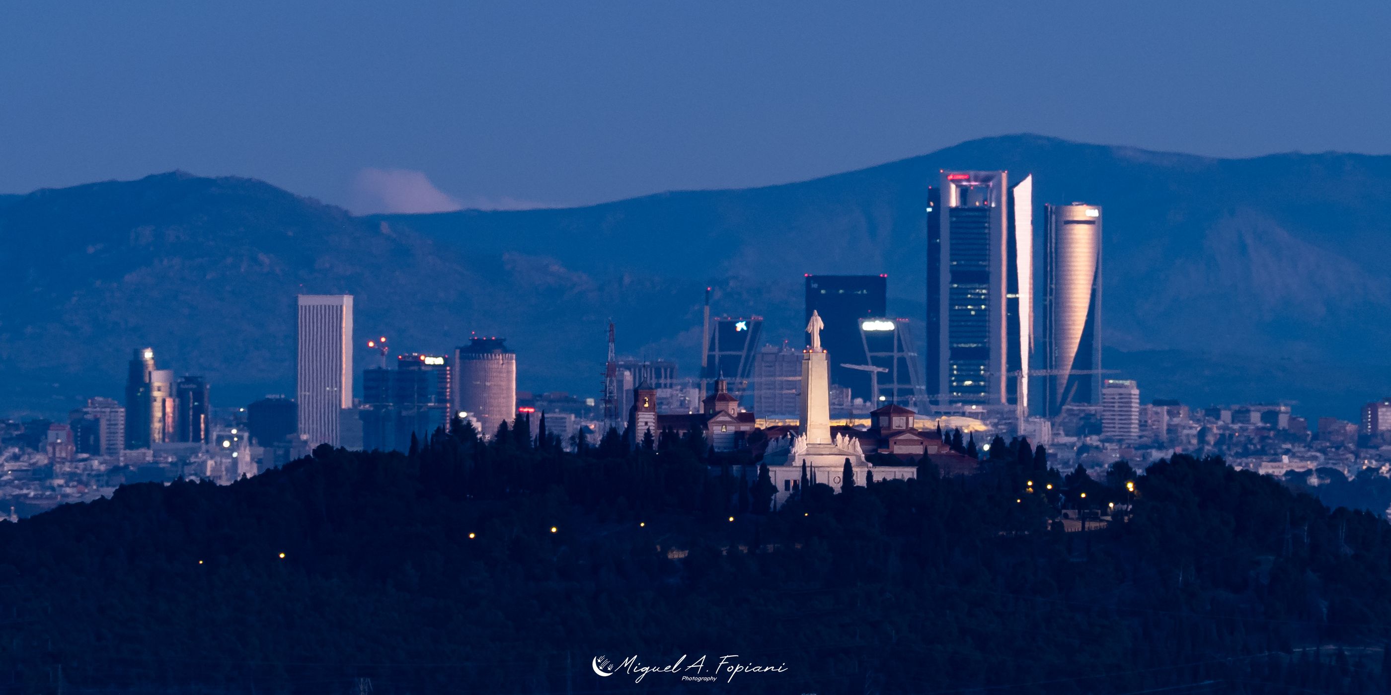 Madrid desde Pinto, Spain