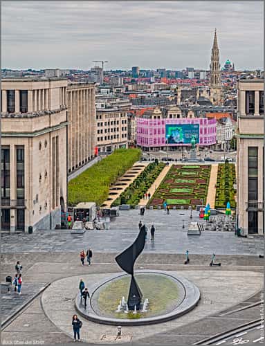 Mont des Arts Garden, Brussels