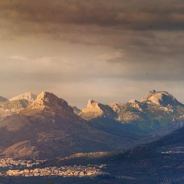 Mountains in Cogollos de la Vega, Spain