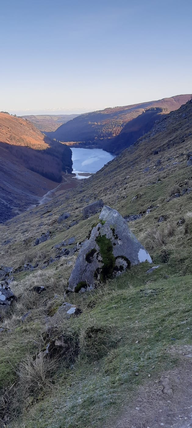 Near The Glenaloe Footbridge on The Spinc Hill Walk, Ireland