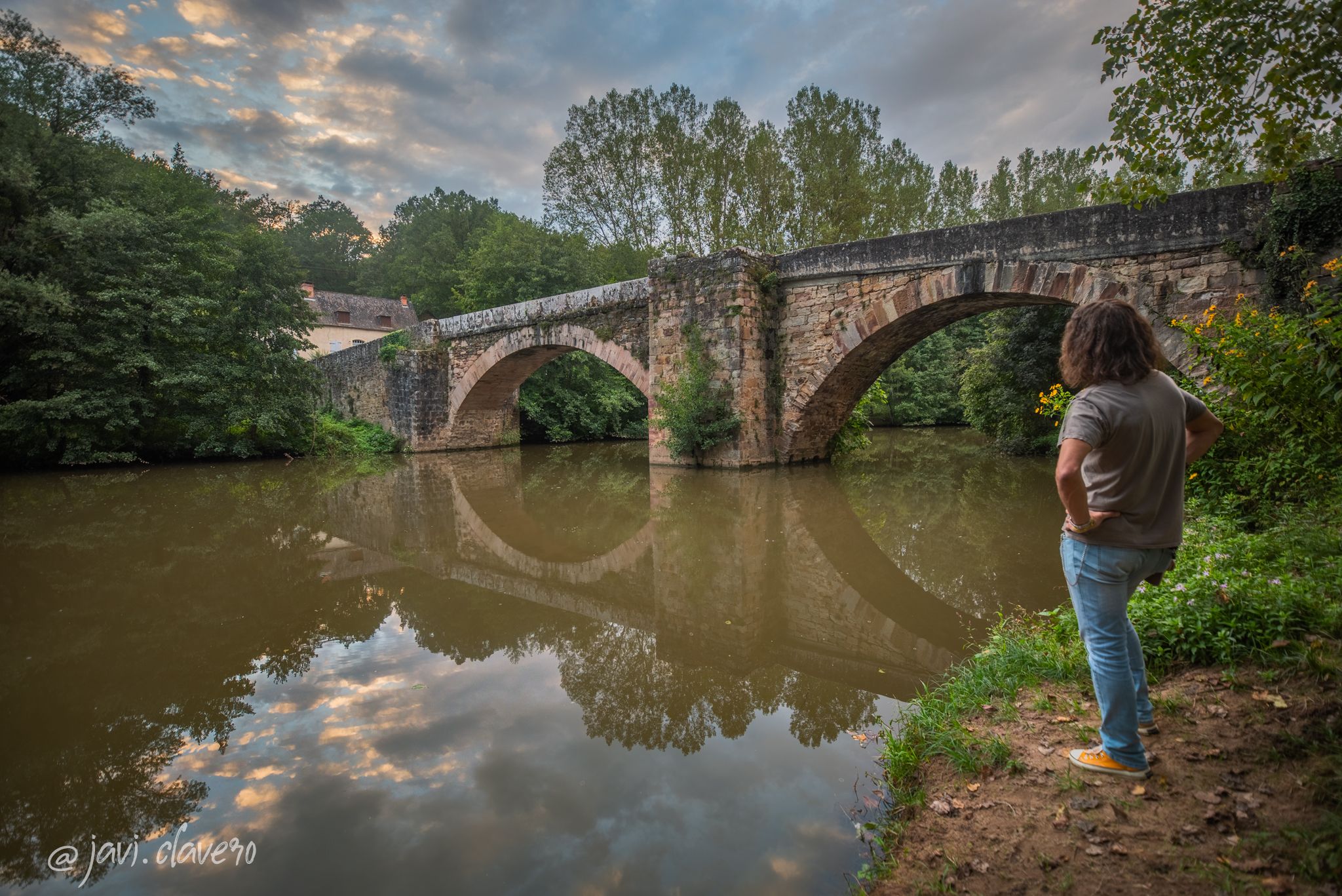 Pont de Saint-Blaise in Najac, France