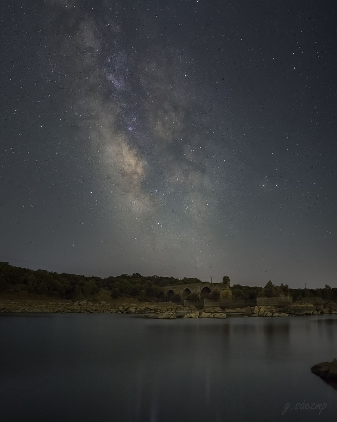 Ponte Ajuda Milky Way, Portugal