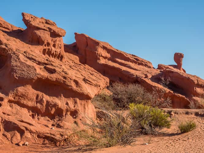 Quebrada de las Conchas, southernmost valley