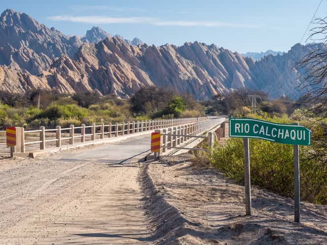 Rio Calchaqui Bridge at Quebrada de las Flechas