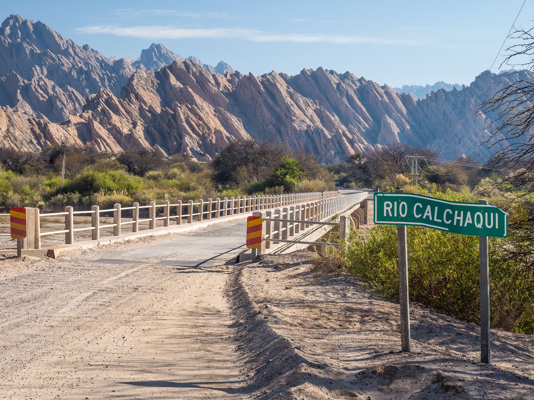 Rio Calchaqui Bridge at Quebrada de las Flechas, Argentina