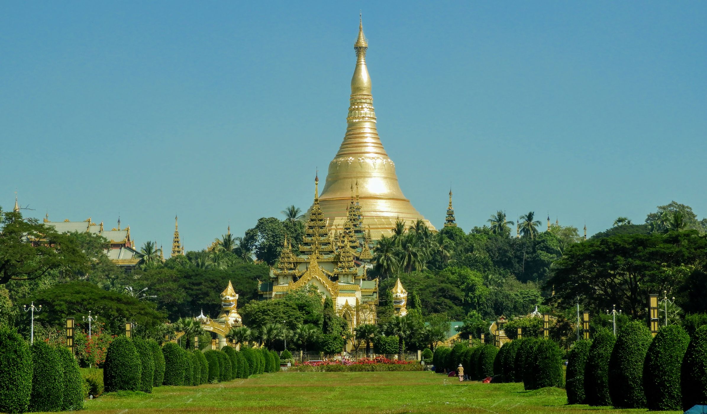 Shwedagon padoda in Rangun, Myanmar, Myanmar