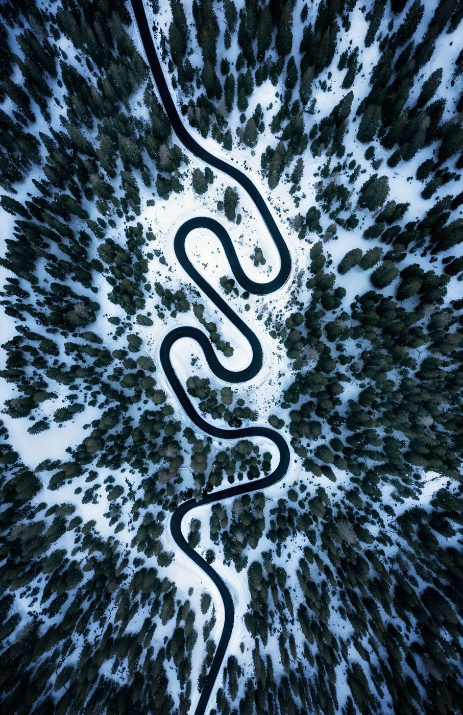 Snake road, Giau pass, Italy