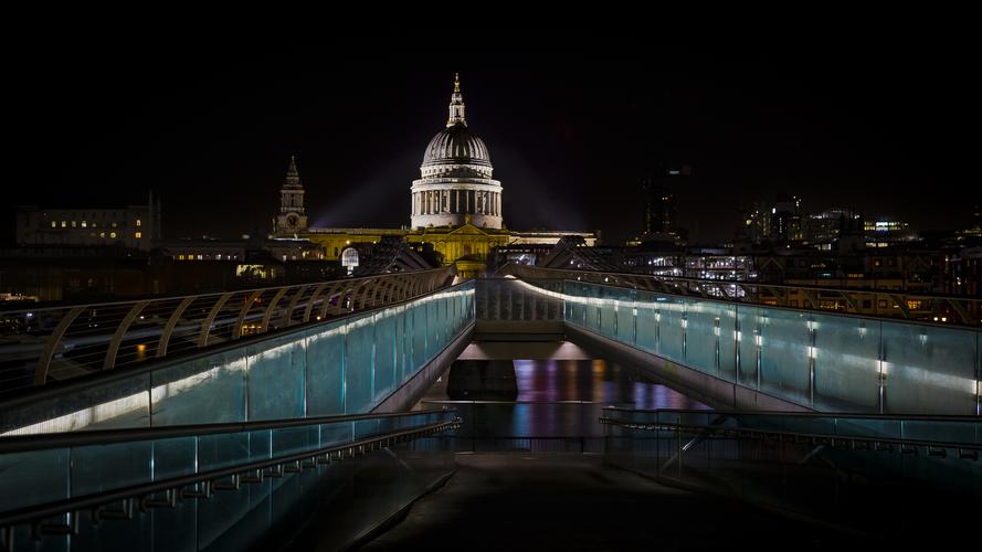 St Paul's Cathedral from the Millennium Bridge