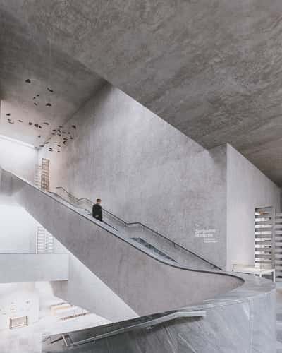 Staircase walk Kunstmuseum, Basel