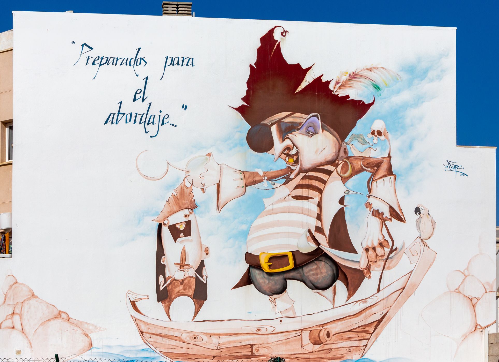 Street Art in Gran Tarajal, Spain