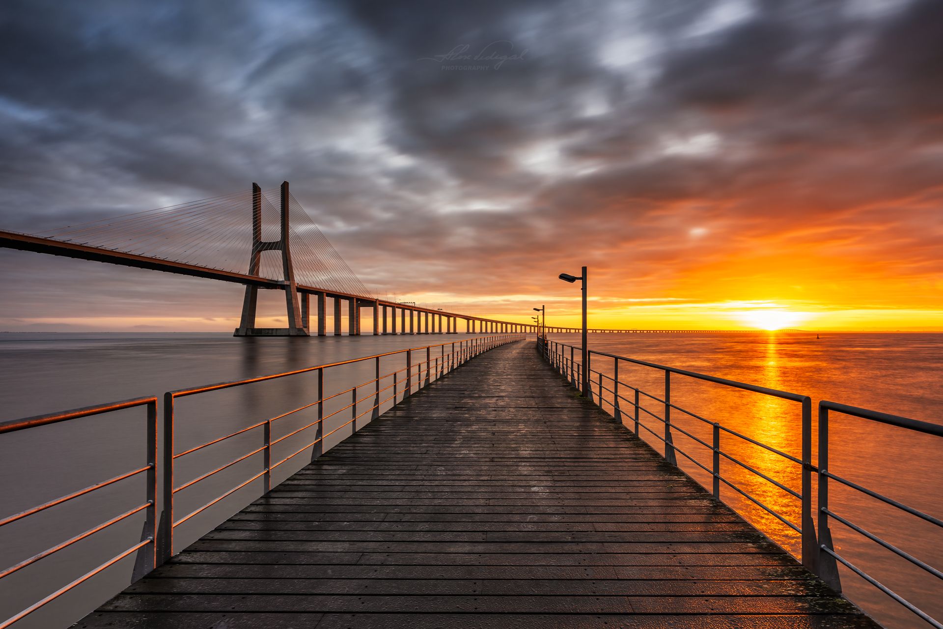 Vasco da Gama Bridge, Lisbon, Portugal