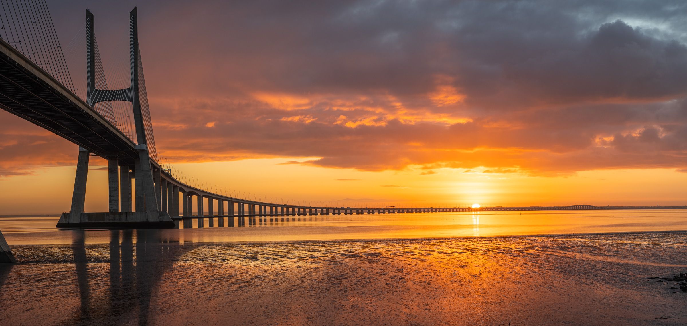 Vasco da Gama Bridge, Lisbon, Portugal