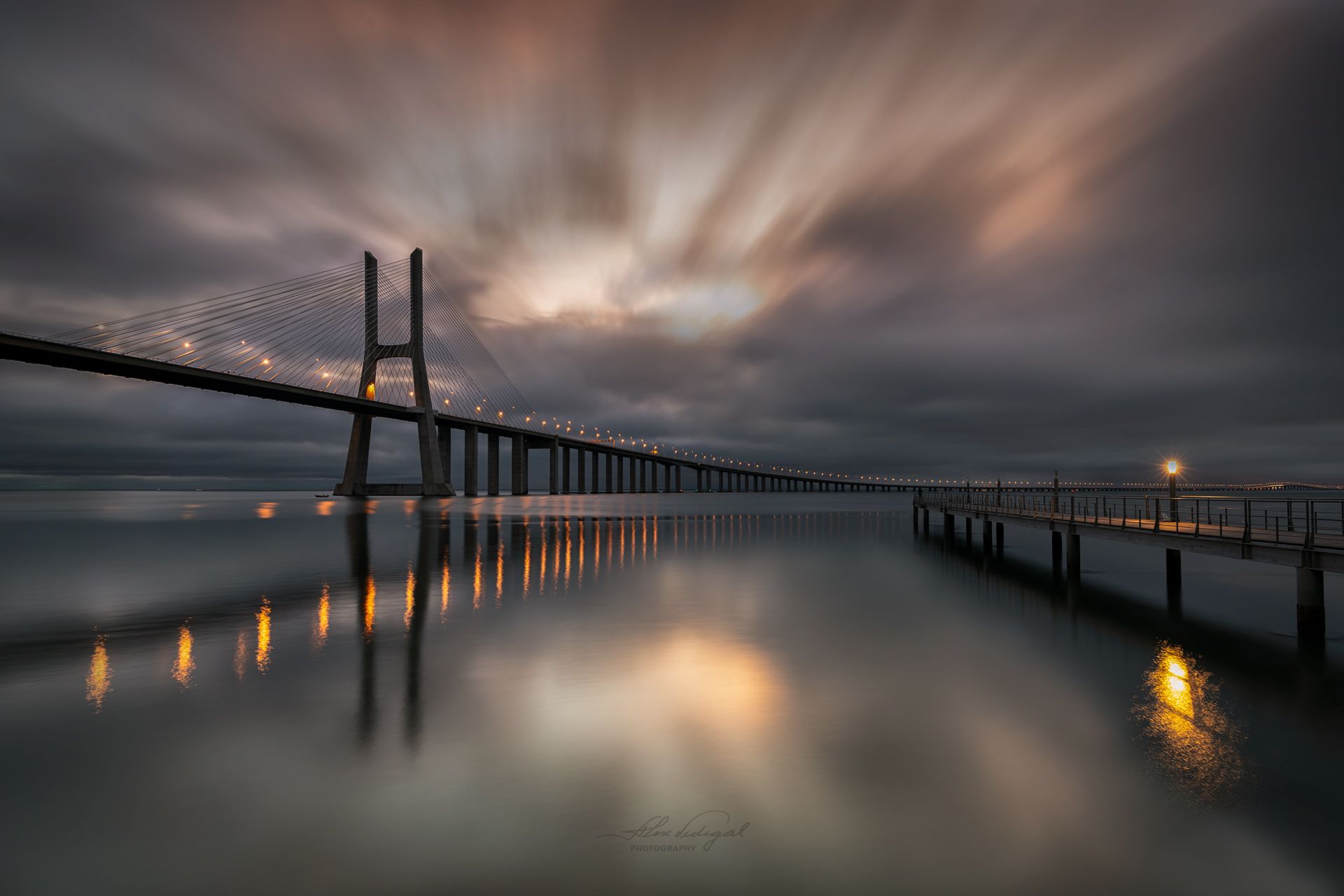 Vasco da Gama Bridge, Lisbon, Portugal