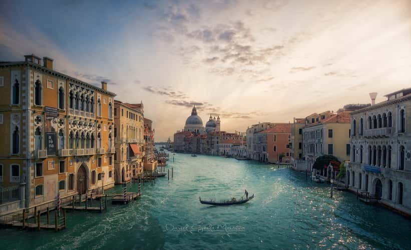 View from Ponte dell'Accademia, Venice