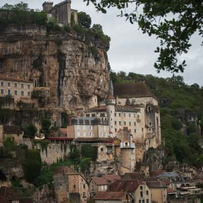 View of Rocamadour, France