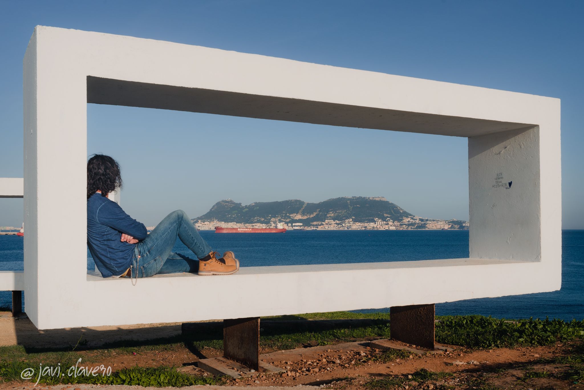 View to Gibraltar, Spain