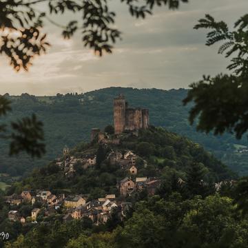 View to Najac, France
