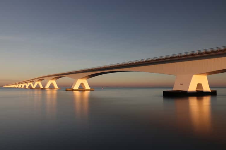 Zeelandbrug / Zeeland bridge (long exposure)