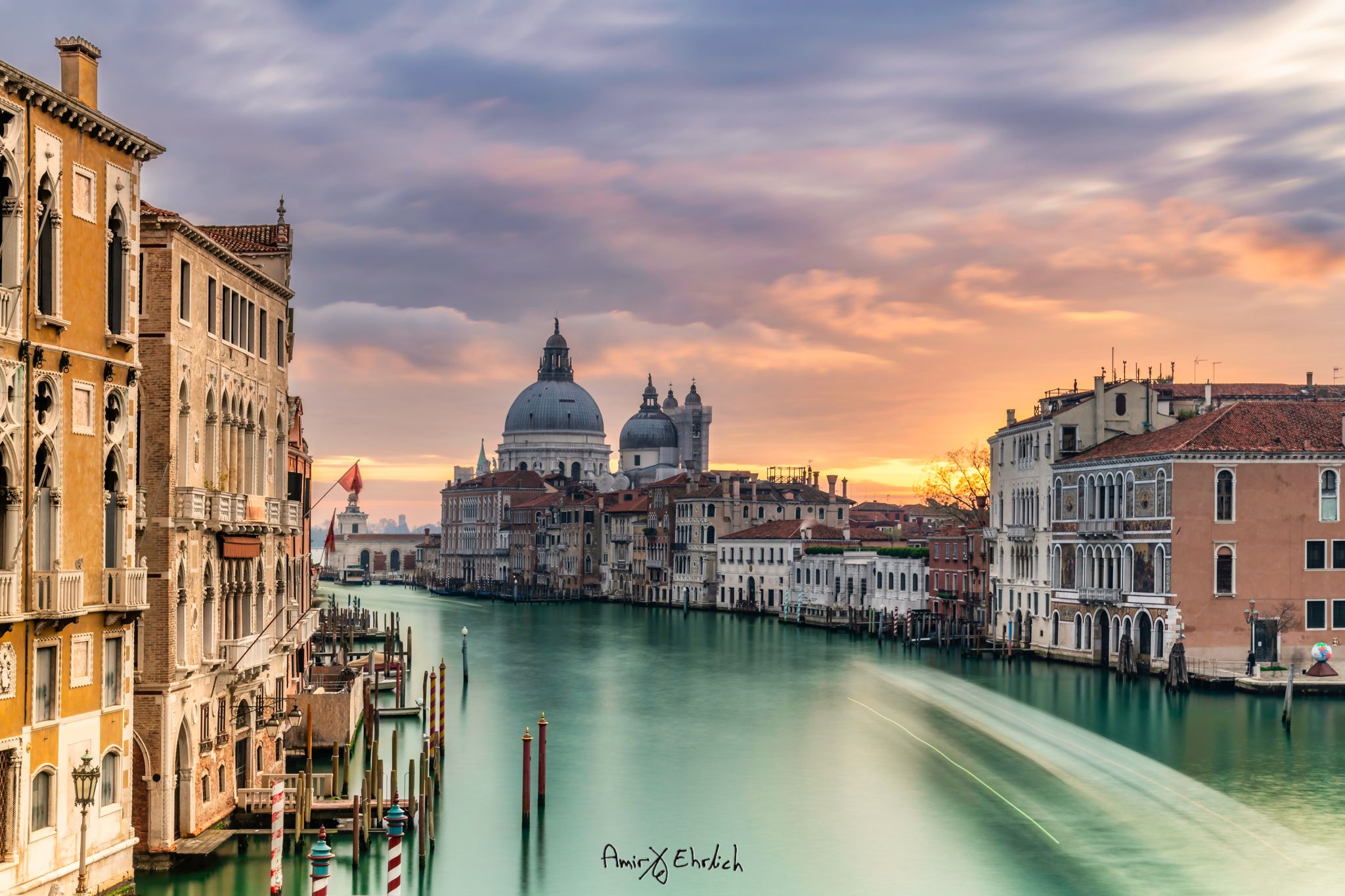 View from Ponte dell'Accademia, Venice, Italy