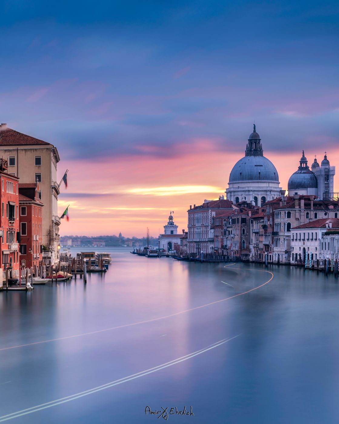 View from Ponte dell'Accademia, Venice, Italy