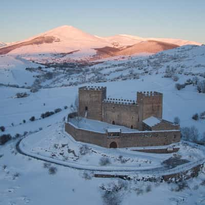 Argüeso Castle in Cantabria, Spain