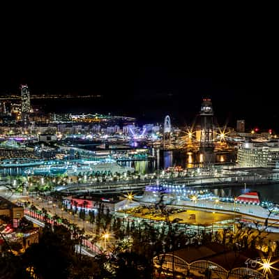 Barcelona panoramica, Spain