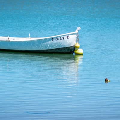 boats in sancti petri, Spain