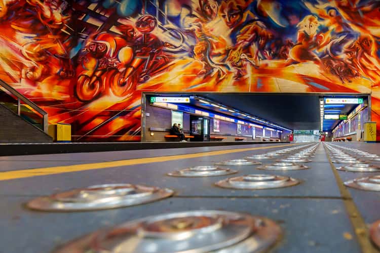 Brussels, Belgium: Hankar metro station (Line 5)