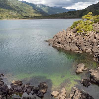 cold lava in laguna verde, Argentina