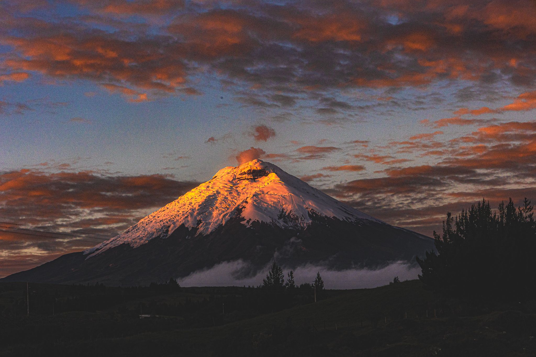 Cotopaxi from Chilcabamba Mountain Lodge, Ecuador