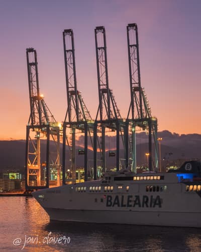 Cranes in Algeciras Port
