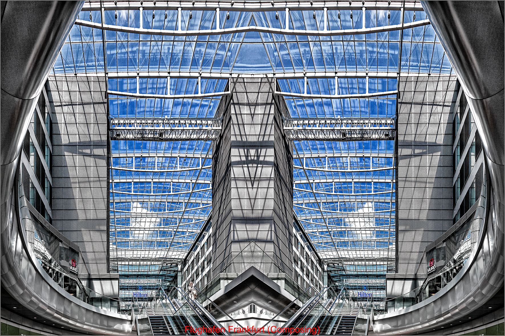 Railway Station, Frankfurt am Main Airport, Germany