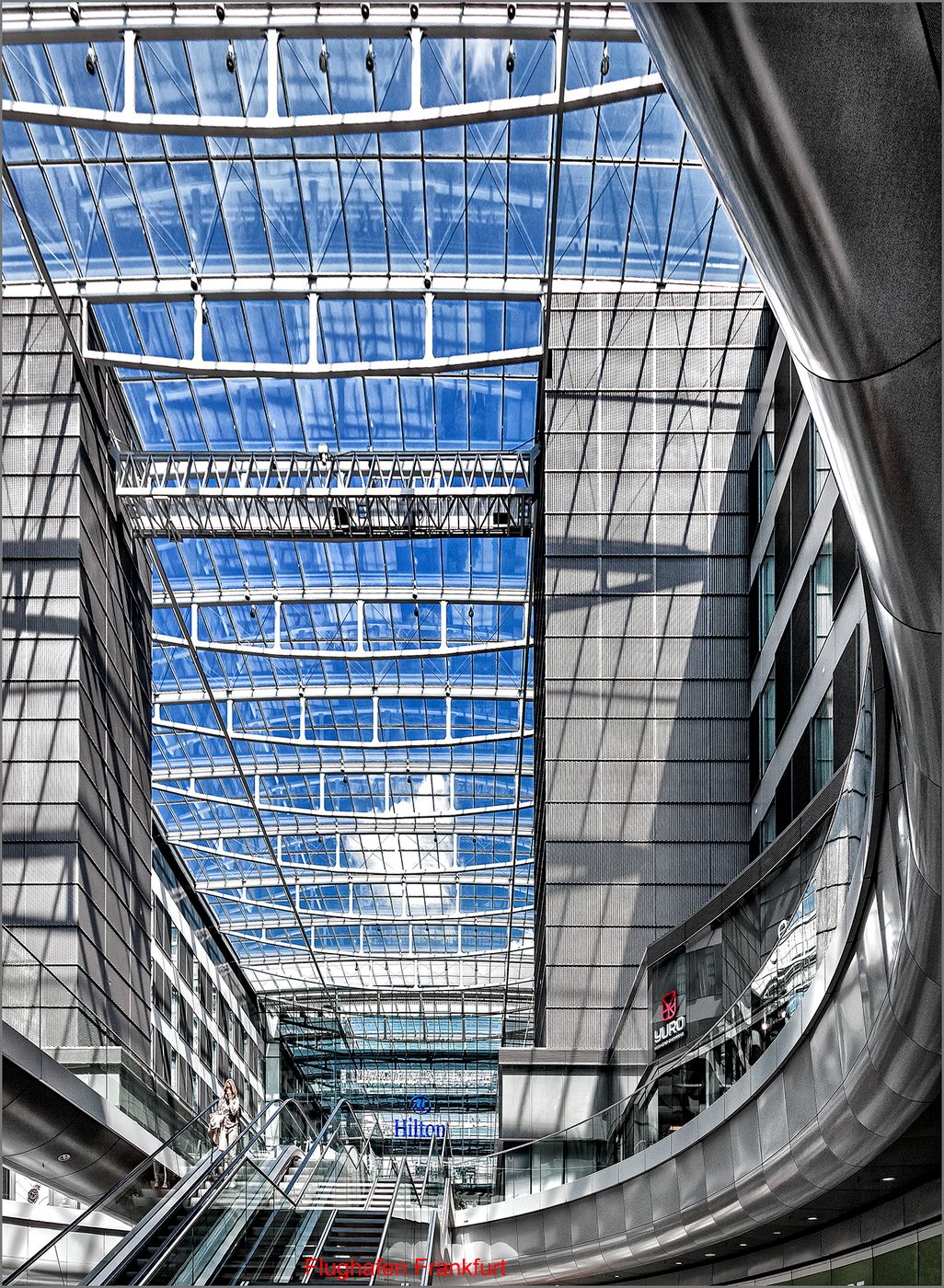 Railway Station, Frankfurt am Main Airport, Germany