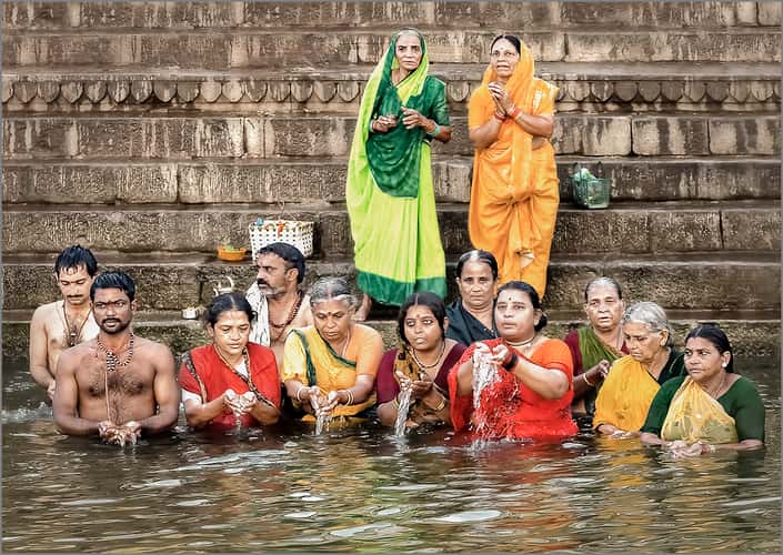 Ghats of Varanasi, Ganga river