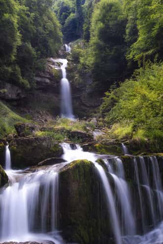The Giessbach Waterfalls