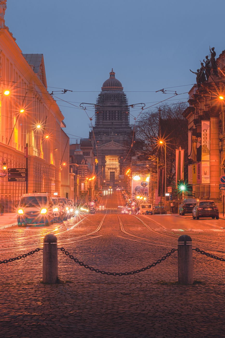 Grand Place - Palais de Justice view, Brussels, Belgium