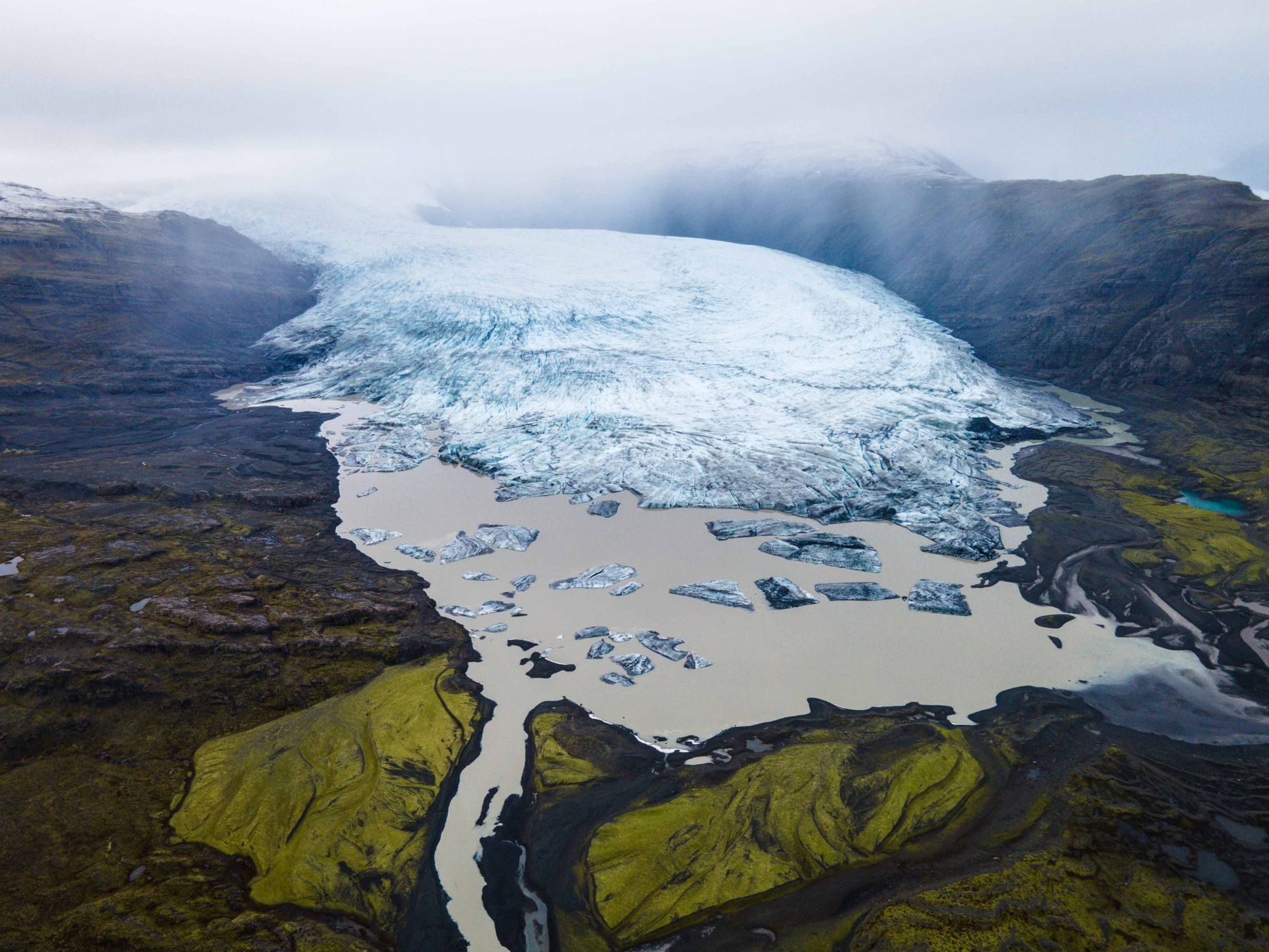 Hainaberg Glacier, Iceland