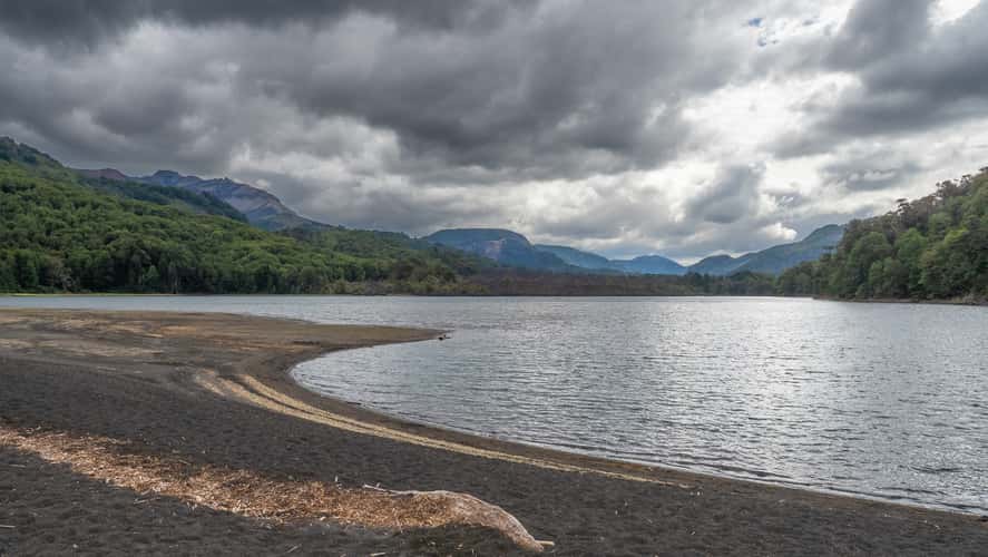 Laguna verde cloudy